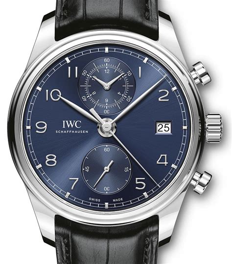 iwc portugieser chronograph black|iwc portuguese chronograph classic.